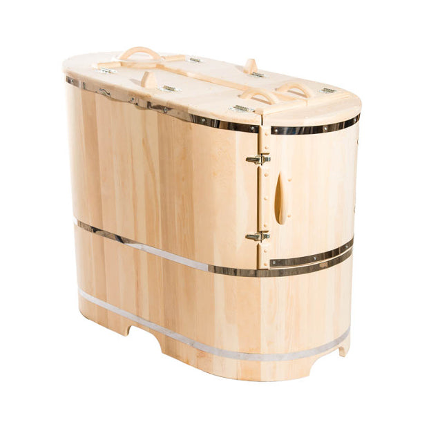 Reclining Stylized Cedar Sauna