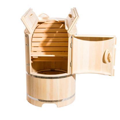 Reclining Stylized Cedar Sauna