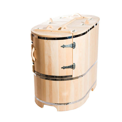 Reclining Stylized Cedar Sauna